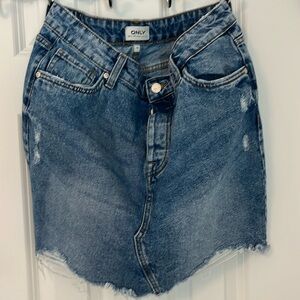 ASOS denim skirt